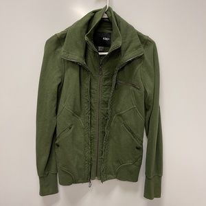 Fox Faux Layer Fleece‎ Lined Utility Jacket Size M